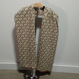 Michael Kors Brown and Cream Scarf